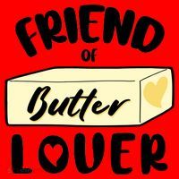 Funny Friend Of Butter Lover Matching Group Santa Hat thumb 1