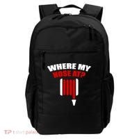 Funny Firefighter Plumber Where My Hose At Gift Backpack thumb 0