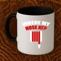 Funny Firefighter Plumber Where My Hose At Gift Coffee Mug thumb 2