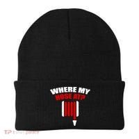 Funny Firefighter Plumber Where My Hose At Gift Beanie thumb 0