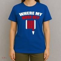 Funny Firefighter Plumber Where My Hose At Gift T-Shirt thumb 4