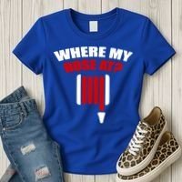 Funny Firefighter Plumber Where My Hose At Gift Women's T-Shirt thumb 3