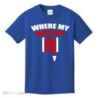 Funny Firefighter Plumber Where My Hose At Gift Kids T-Shirt thumb 0