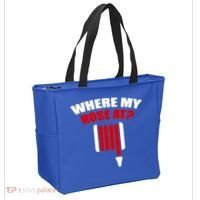 Funny Firefighter Plumber Where My Hose At Gift Tote Bag thumb 2