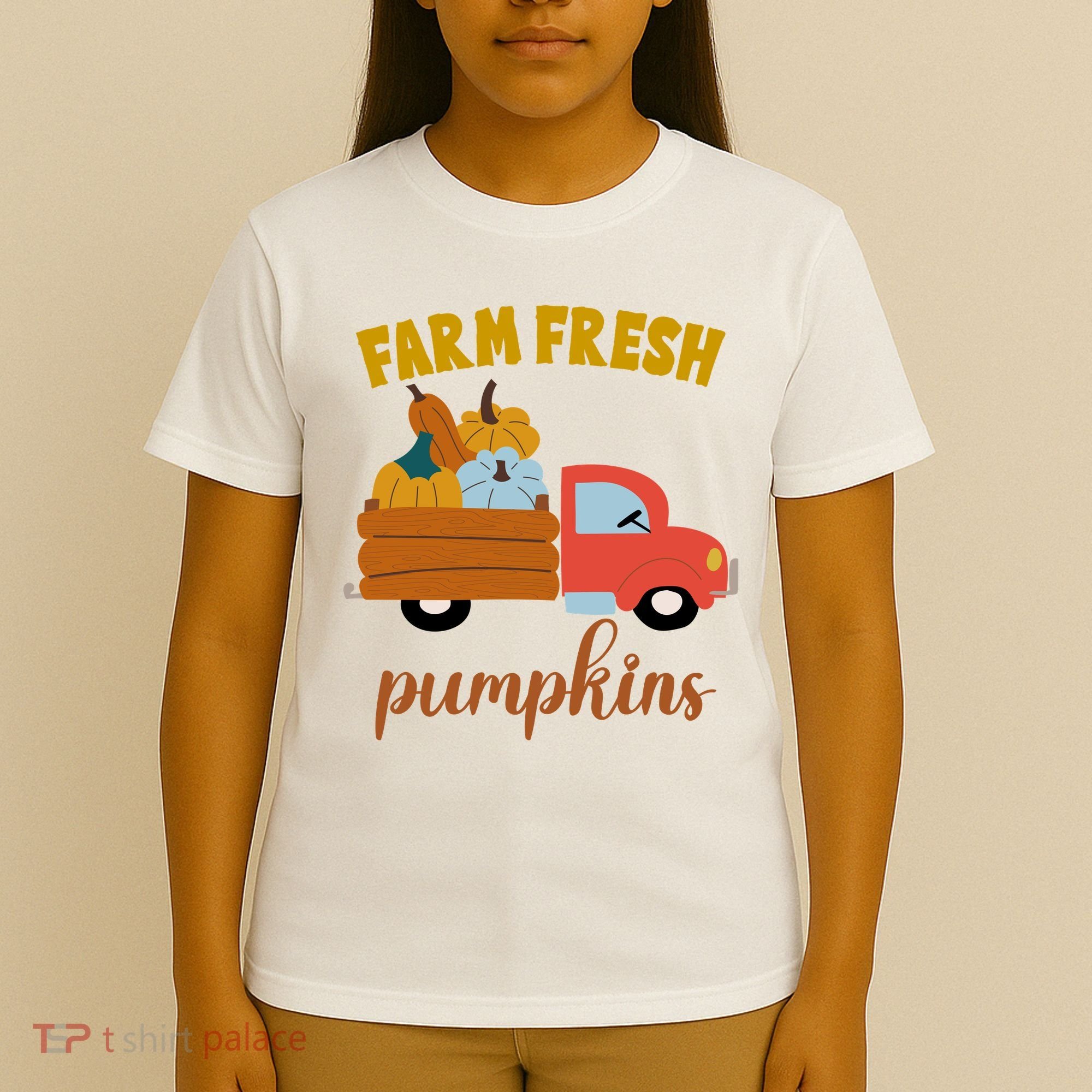 Farm Fresh Pumpkins Fall Vintage Truck T-Shirt