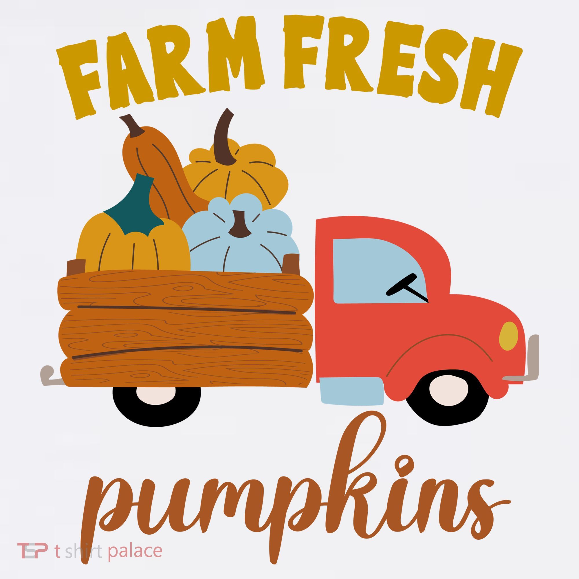 Farm Fresh Pumpkins Fall Vintage Truck T-Shirt