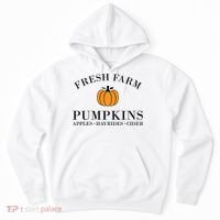 Fresh Farm Pumpkins Apples Hayrides Cider Hoodie thumb 0