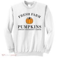 Fresh Farm Pumpkins Apples Hayrides Cider Sweatshirt thumb 0