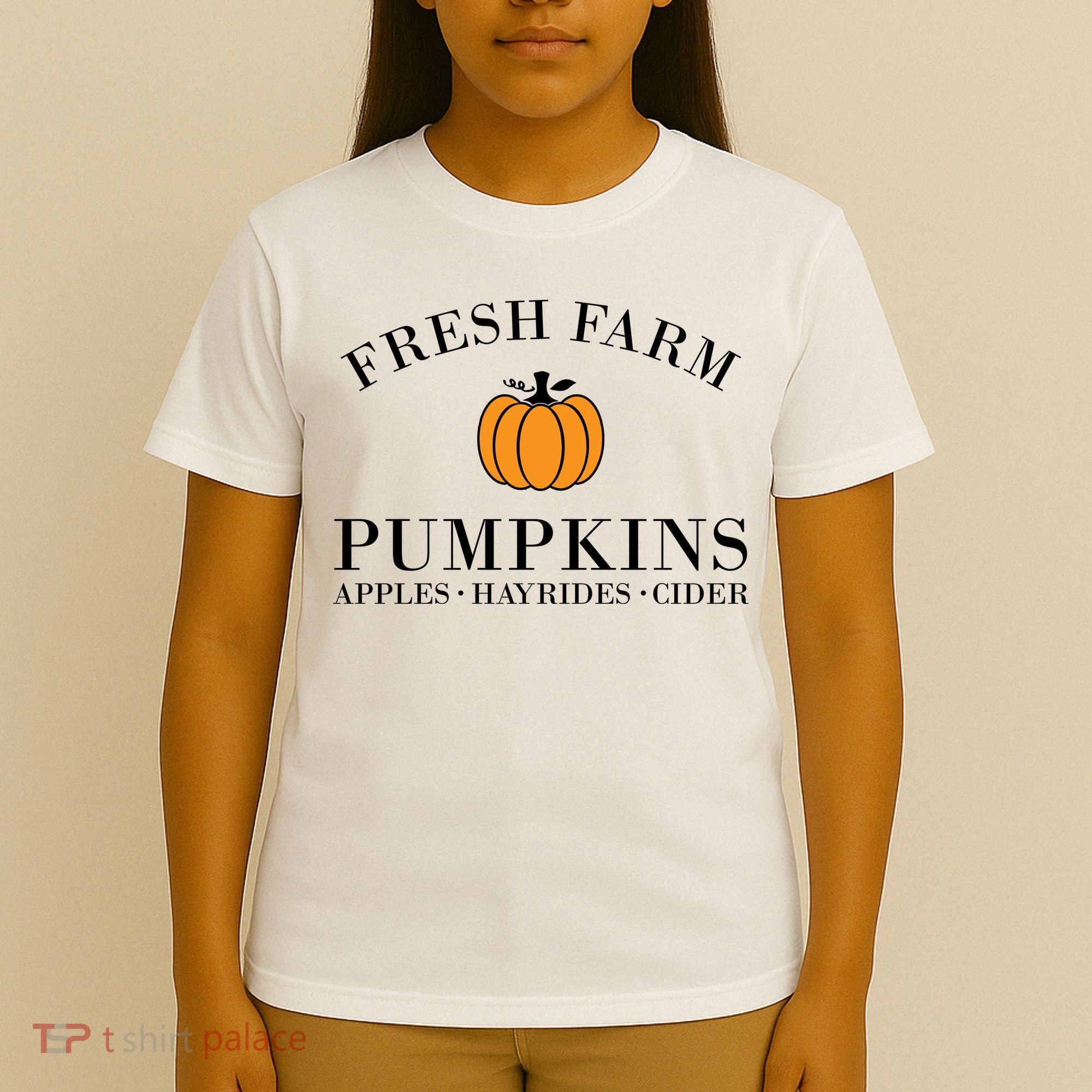 Fresh Farm Pumpkins Apples Hayrides Cider T-Shirt