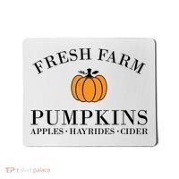 Fresh Farm Pumpkins Apples Hayrides Cider Mousepad thumb 0