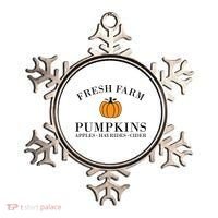 Fresh Farm Pumpkins Apples Hayrides Cider Ornament thumb 0