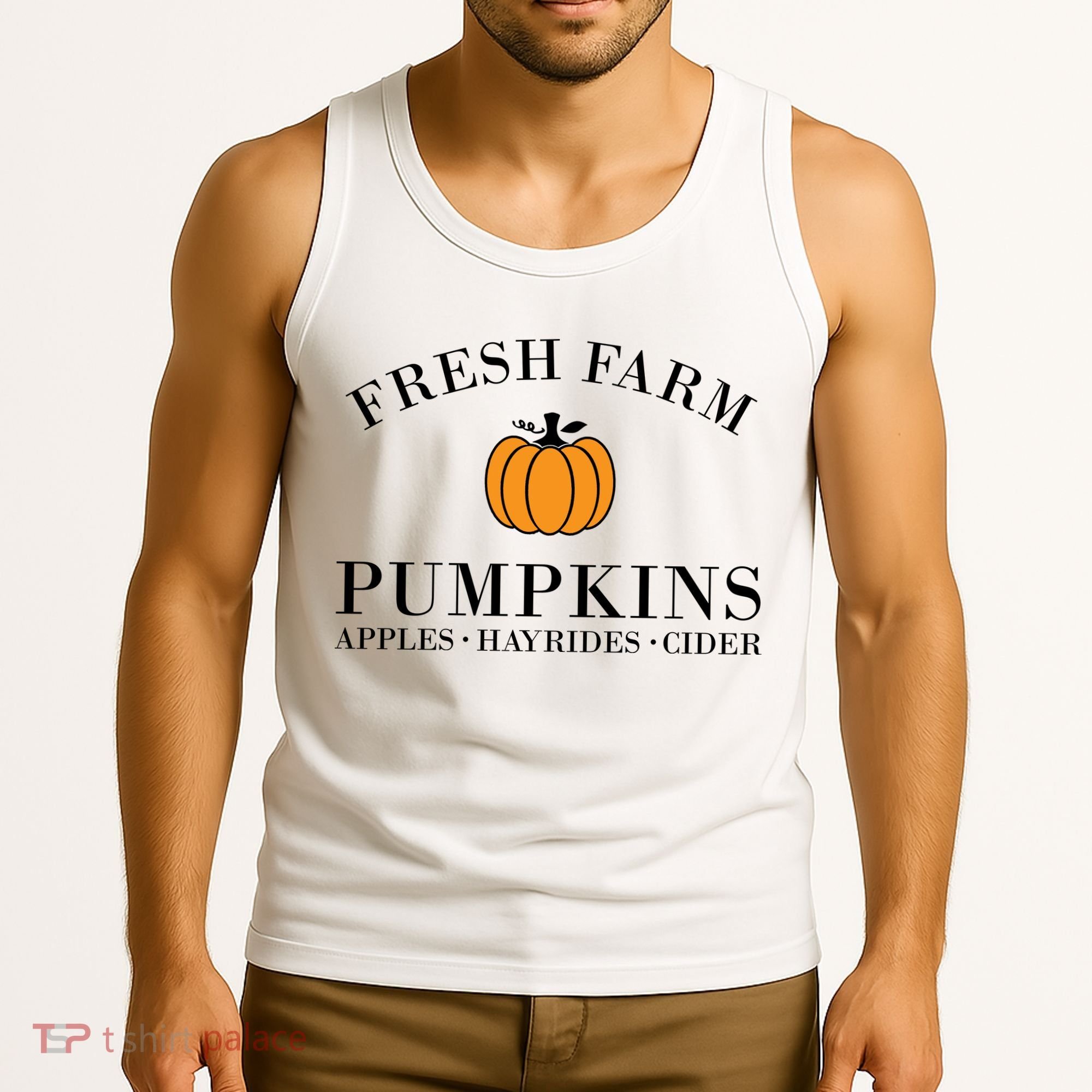 Fresh Farm Pumpkins Apples Hayrides Cider Tank Top