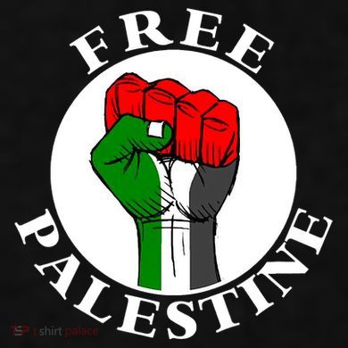 #Freepalestine Free Palestine Ladies PosiCharge Tri-Blend Wicking Tank