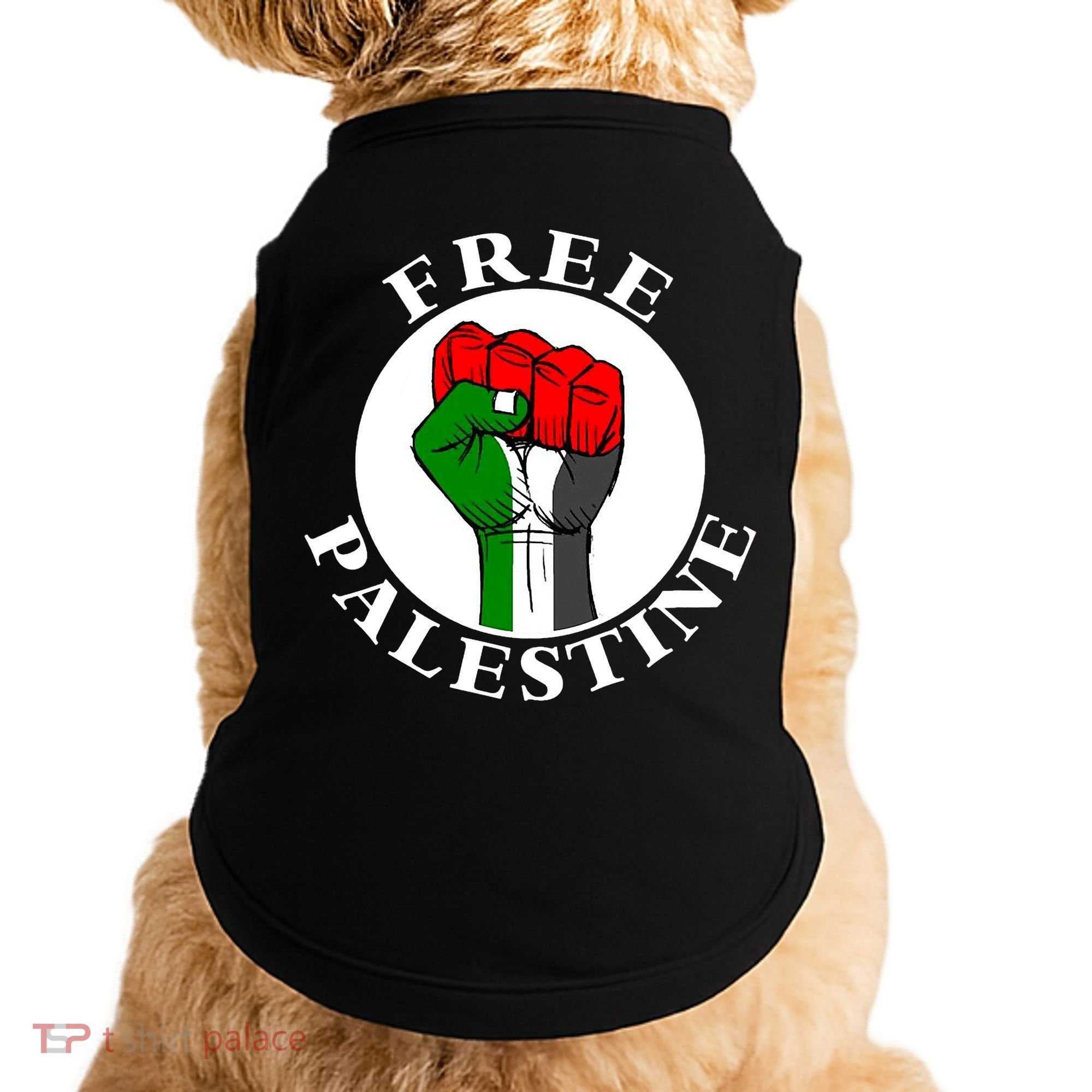 #Freepalestine Free Palestine Doggie Tank