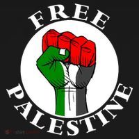#Freepalestine Free Palestine Flexfit Unipanel Trucker Cap thumb 2