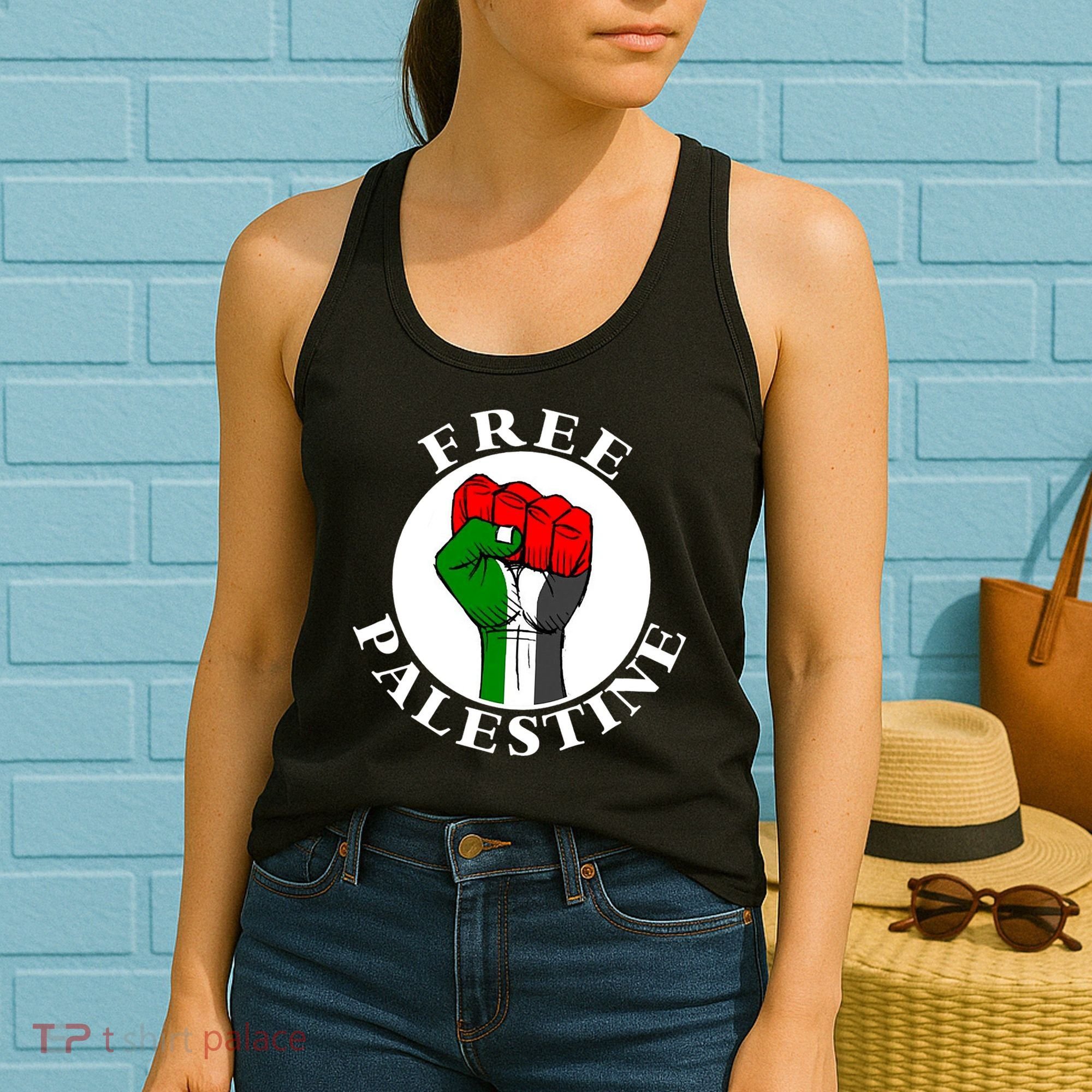 #Freepalestine Free Palestine Women's Tank Top