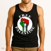 #Freepalestine Free Palestine Tank Top thumb 3