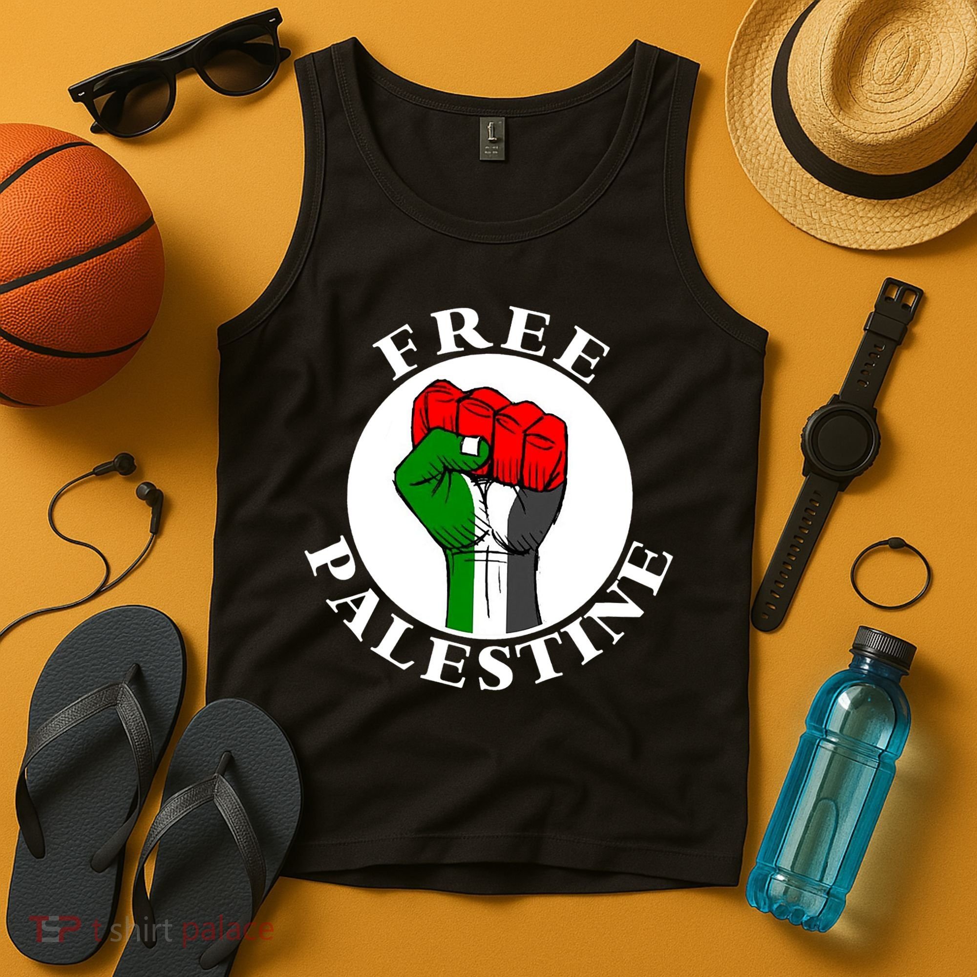 #Freepalestine Free Palestine Tank Top