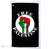 #Freepalestine Free Palestine Golf Towel thumb 0