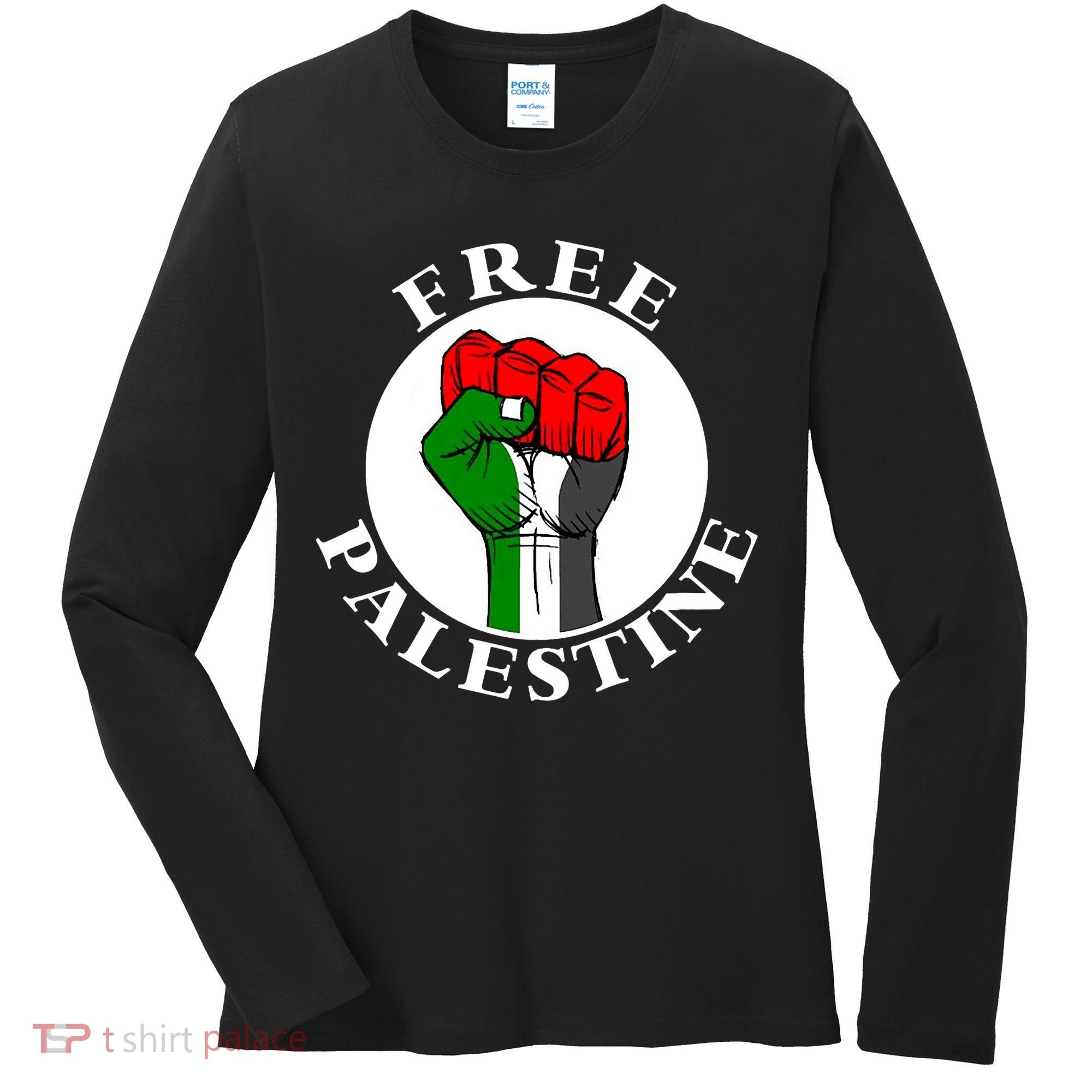 #Freepalestine Free Palestine Women's Long Sleeve Shirt