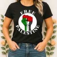 #Freepalestine Free Palestine Women's T-Shirt thumb 2