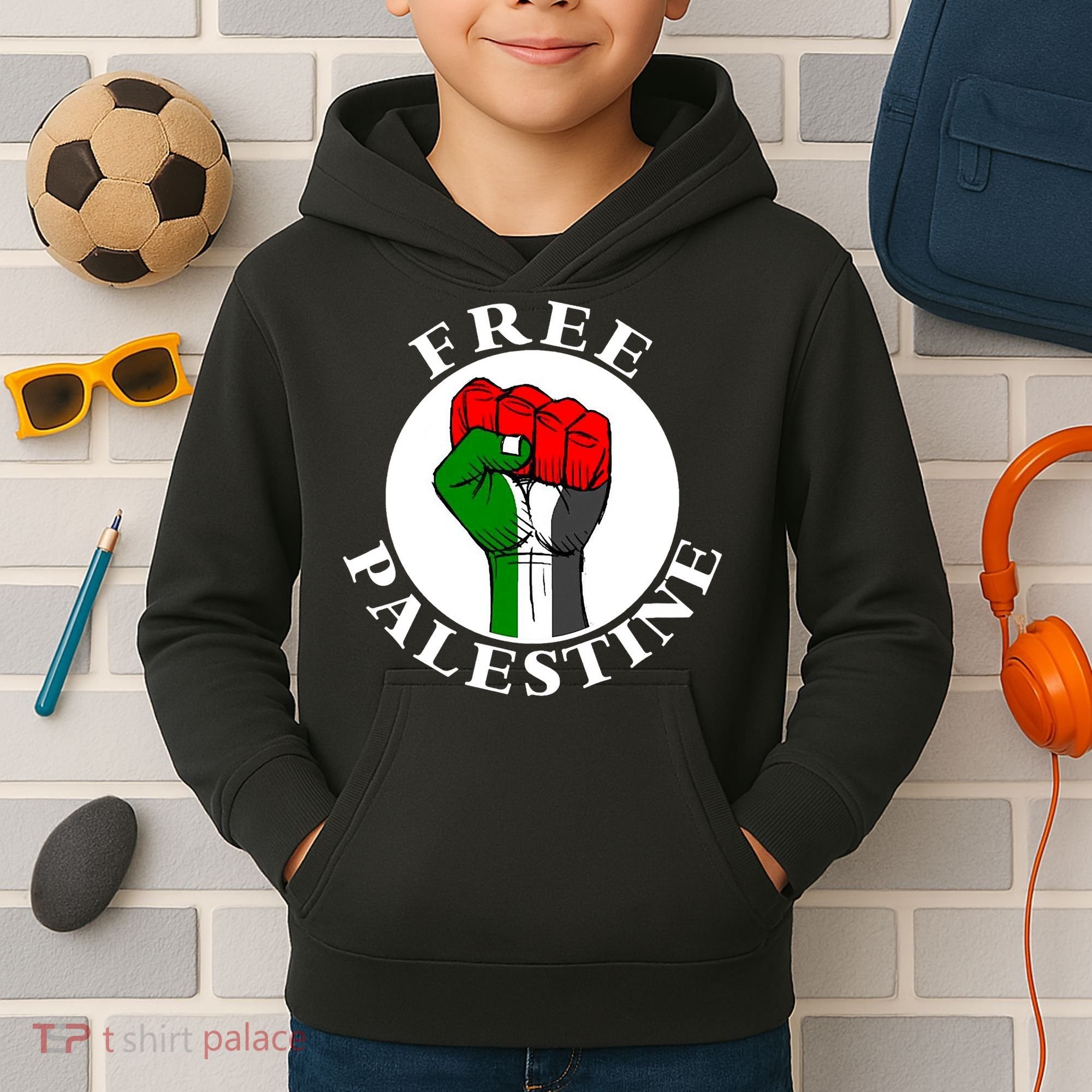 #Freepalestine Free Palestine Kids Hoodie