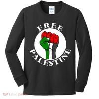 #Freepalestine Free Palestine Kids Long Sleeve Shirt thumb 0