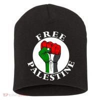 #Freepalestine Free Palestine Short Acrylic Beanie thumb 0