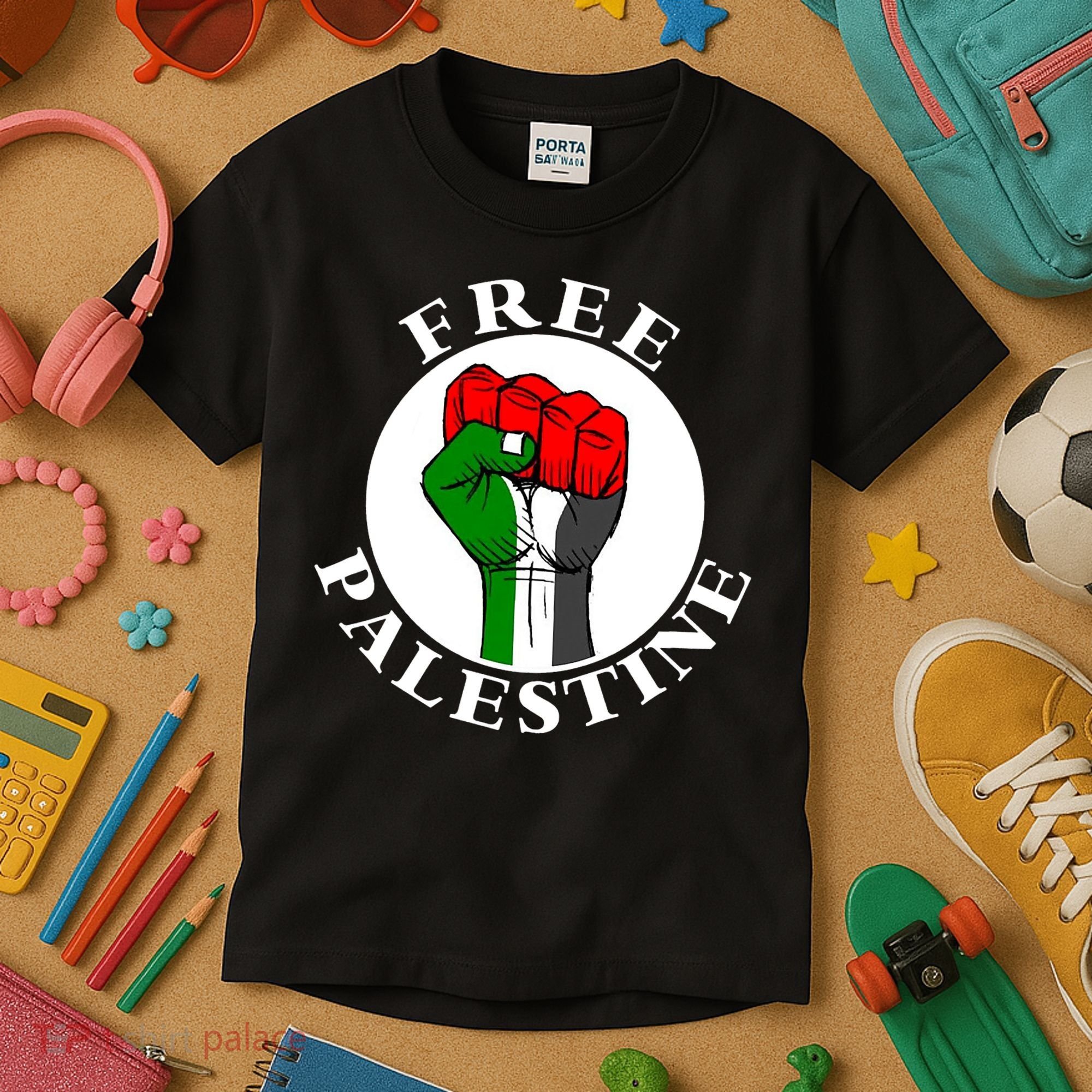 #Freepalestine Free Palestine Kids T-Shirt