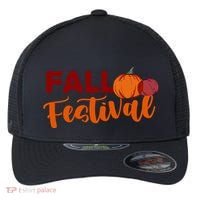 Fall Festival Pumpkin Halloween Flexfit Unipanel Trucker Cap thumb 0