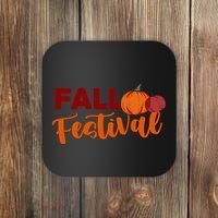 Fall Festival Pumpkin Halloween Coaster thumb 0