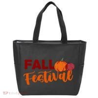 Fall Festival Pumpkin Halloween Tote Bag thumb 0