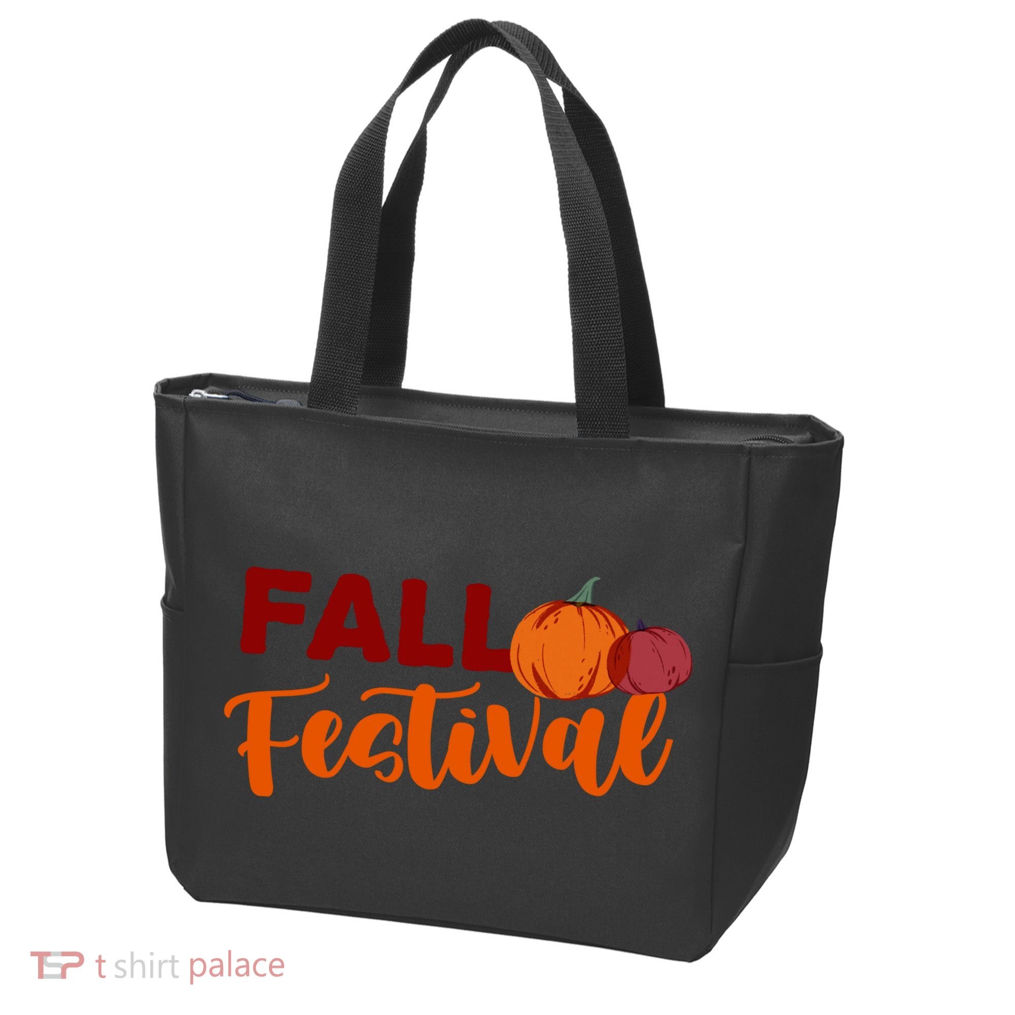 Fall Festival Pumpkin Halloween Tote Bag