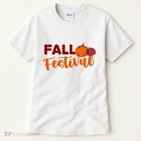 Fall Festival Pumpkin Halloween Tall T-Shirt thumb 0