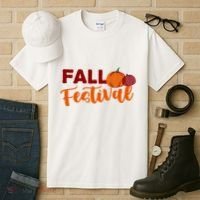 Fall Festival Pumpkin Halloween Tall T-Shirt thumb 3