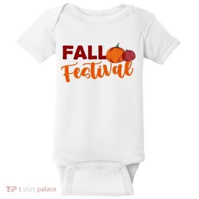 Fall Festival Pumpkin Halloween Baby Bodysuit