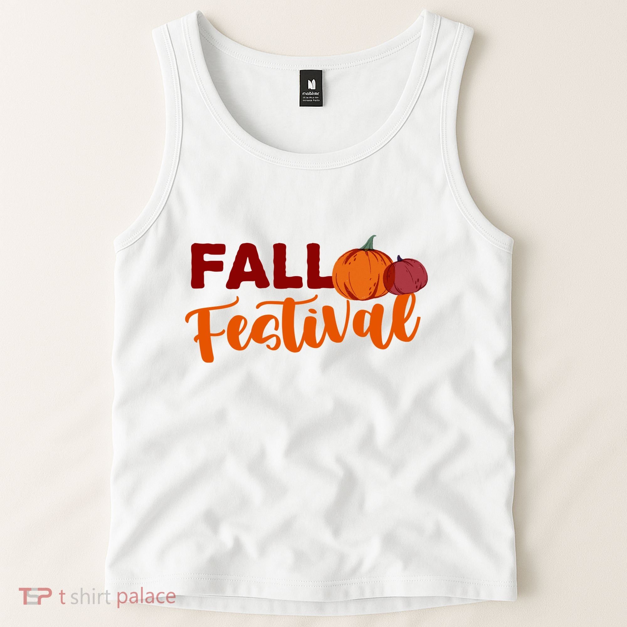 Fall Festival Pumpkin Halloween Tank Top