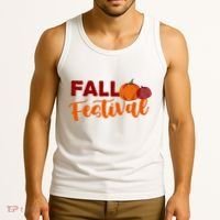 Fall Festival Pumpkin Halloween Tank Top thumb 3