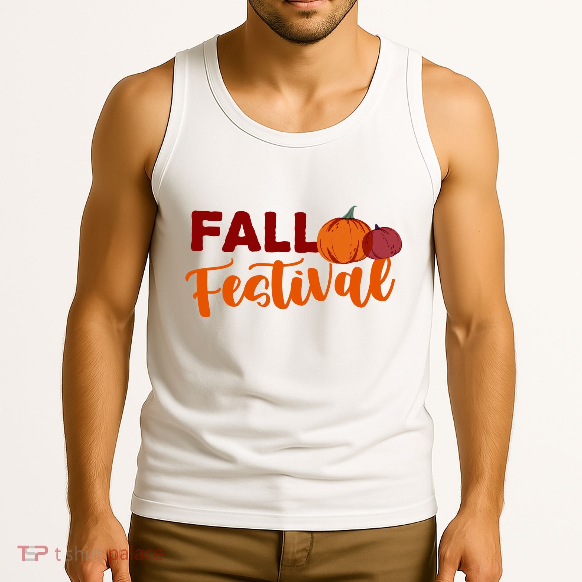 Fall Festival Pumpkin Halloween Tank Top