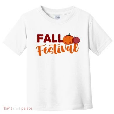 Fall Festival Pumpkin Halloween Toddler T-Shirt