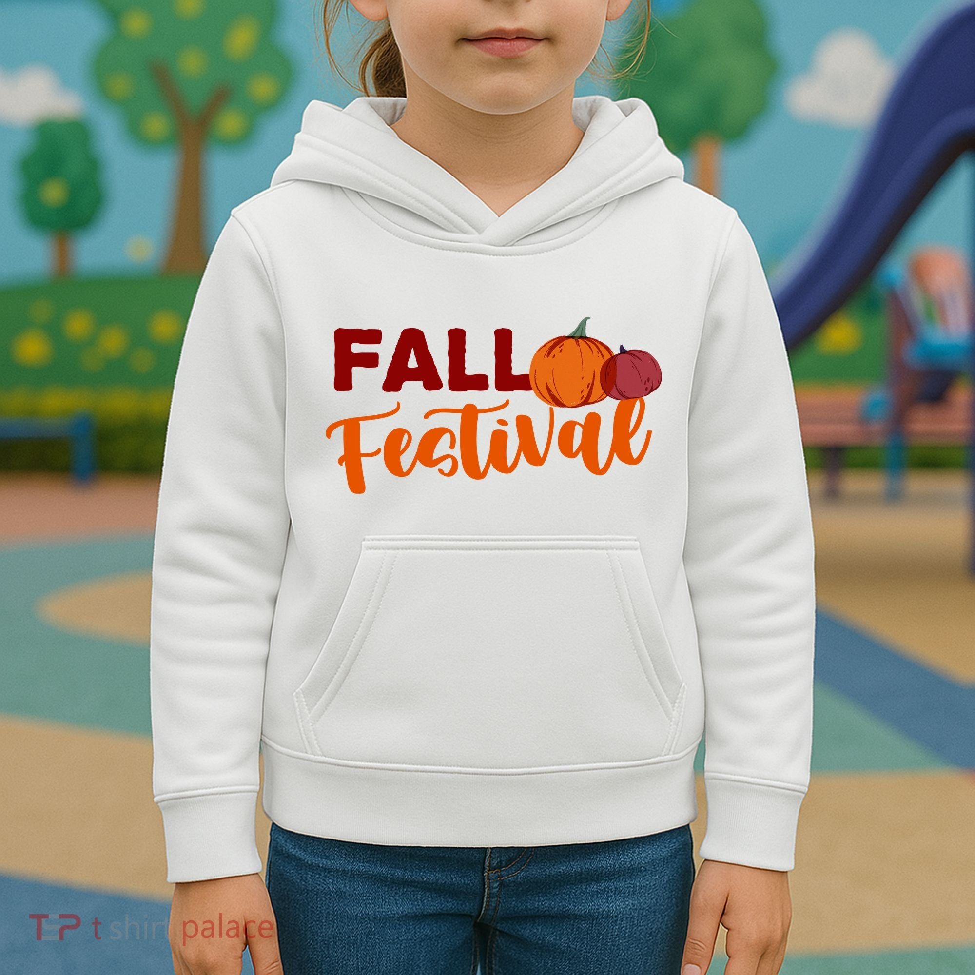 Fall Festival Pumpkin Halloween Kids Hoodie