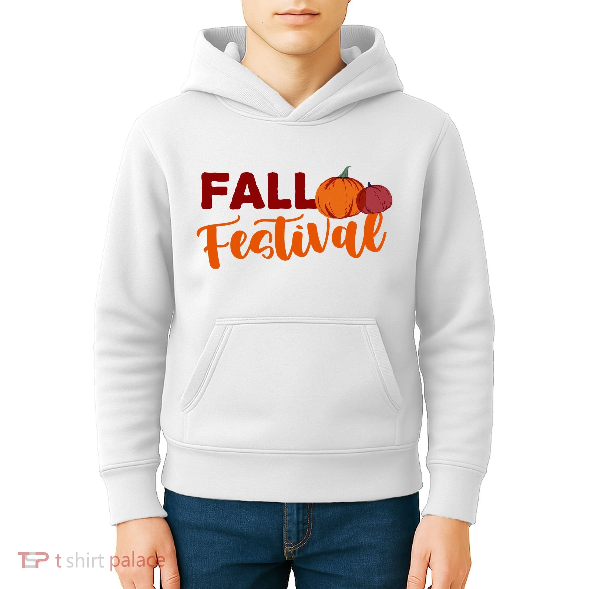 Fall Festival Pumpkin Halloween Kids Hoodie