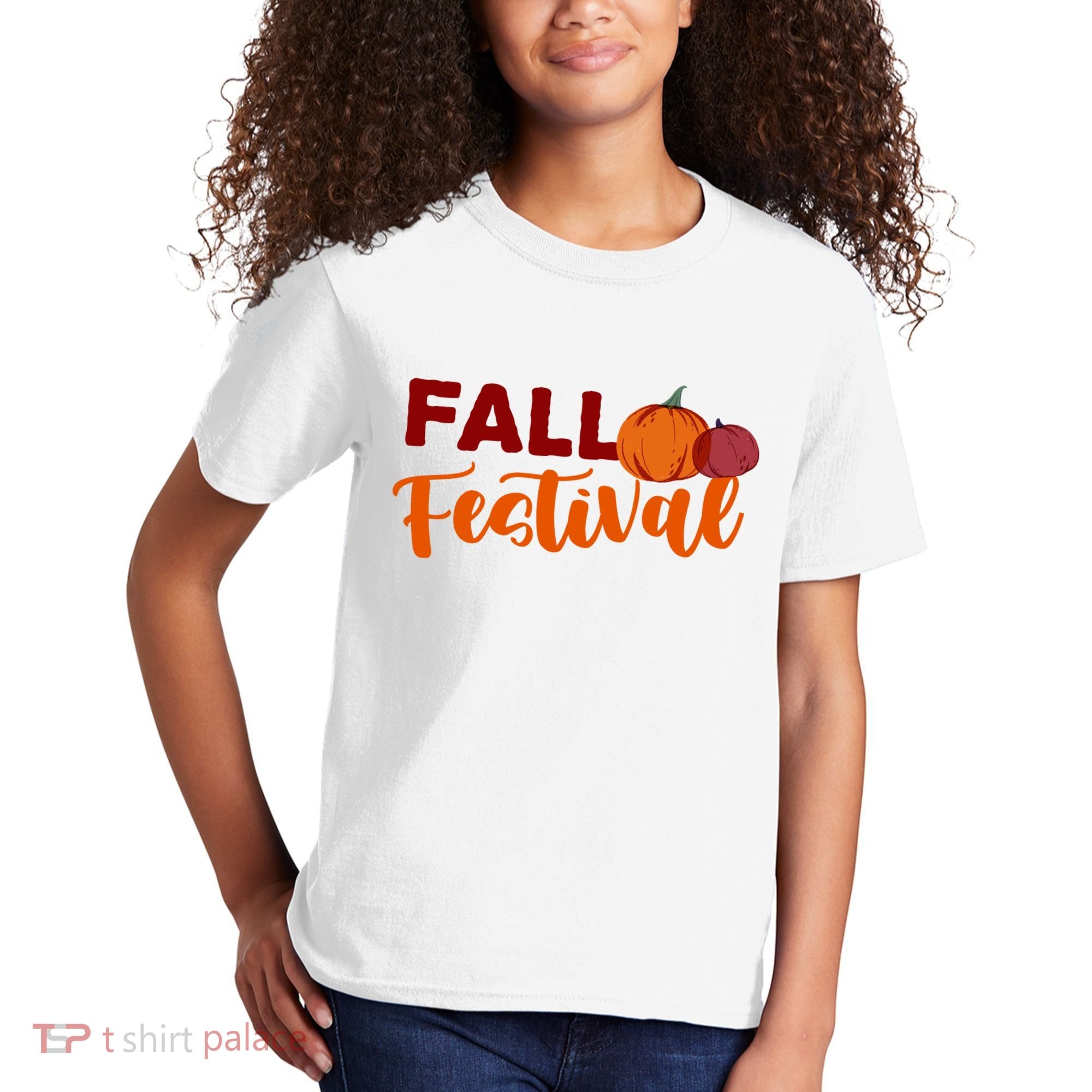 Fall Festival Pumpkin Halloween Kids T-Shirt
