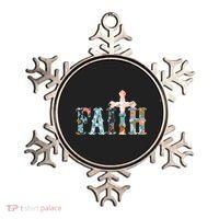 Floral Flower Print Faith Ornament thumb 0