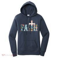 Floral Flower Print Faith Women's Hoodie thumb 0