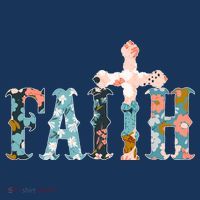 Floral Flower Print Faith Women's Hoodie thumb 2
