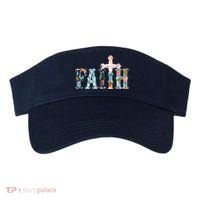 Floral Flower Print Faith Visor thumb 0