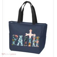 Floral Flower Print Faith Tote Bag thumb 3