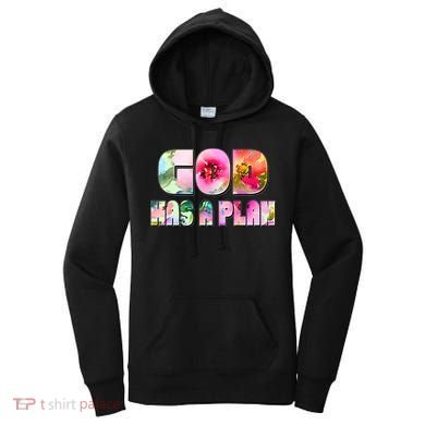 Floral Flower Print God Has A Plan Women's Hoodie