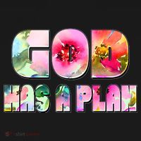 Floral Flower Print God Has A Plan Ornament thumb 1